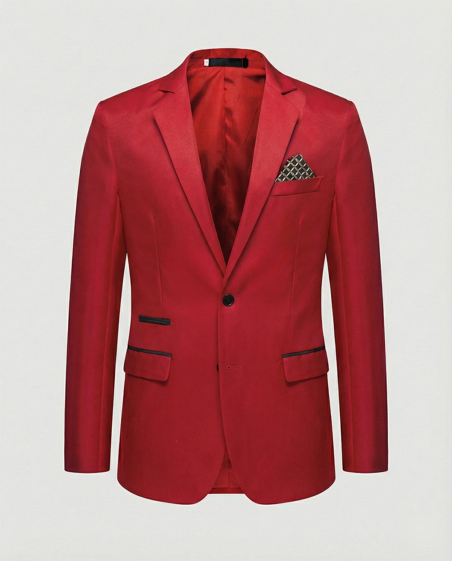 Herren Satinjacke Elegant Modisch