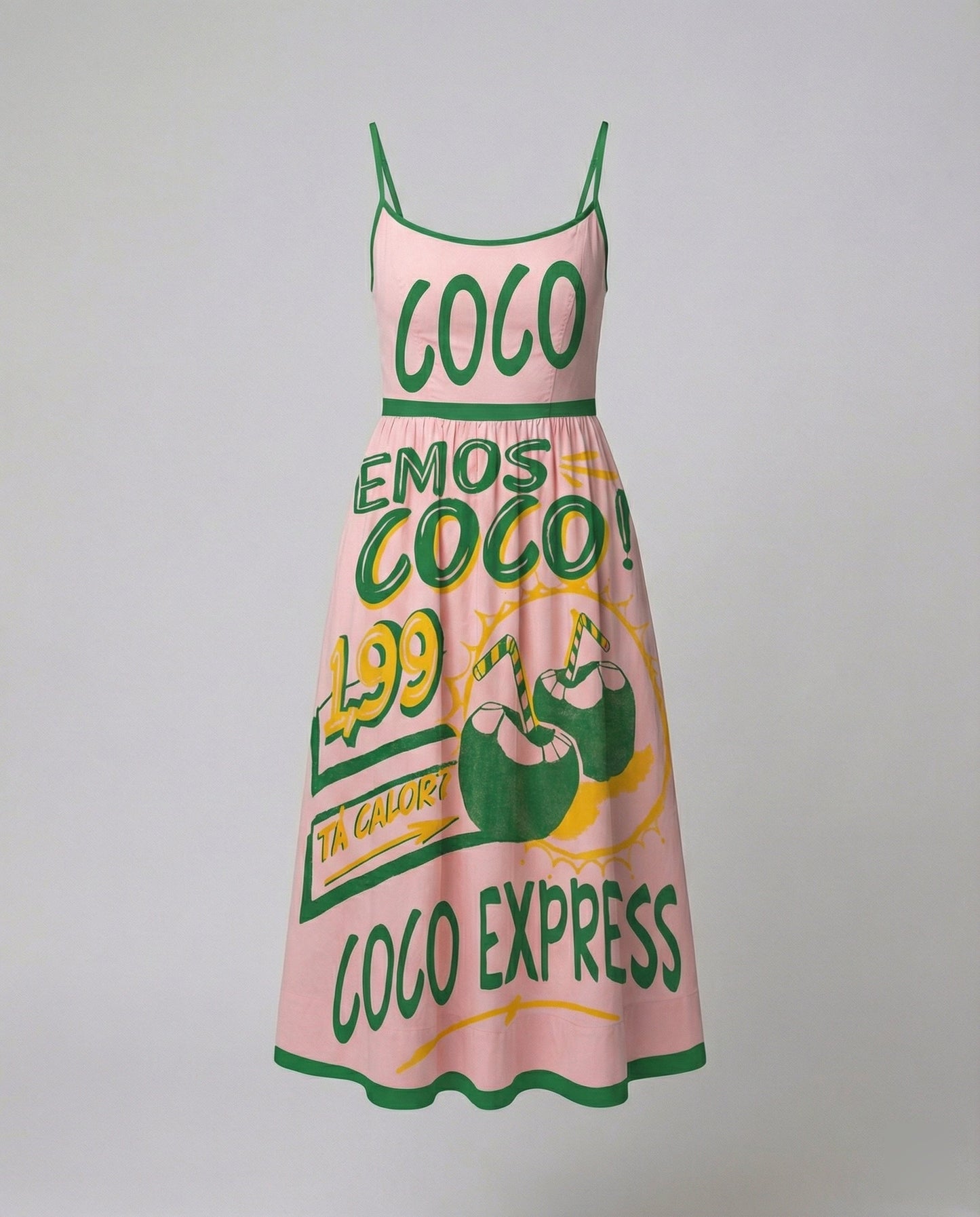 Eveloria Damenkleid Einfarbig U-Ausschnitt Strapsen