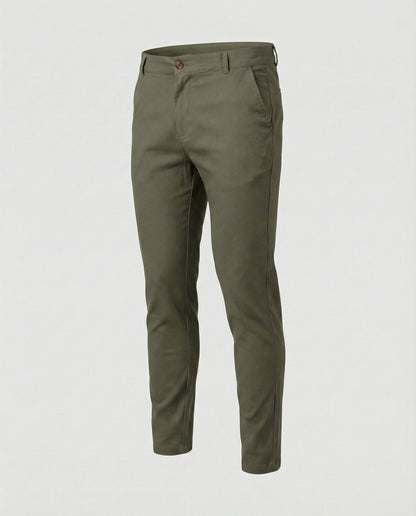 Herren Slimfit Chinohose Elastisch