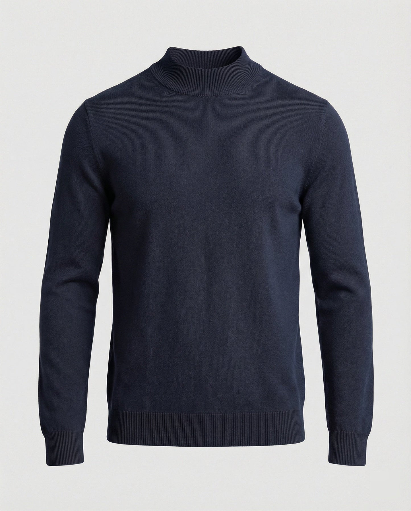 Herren Strickpullover Stehkragen
