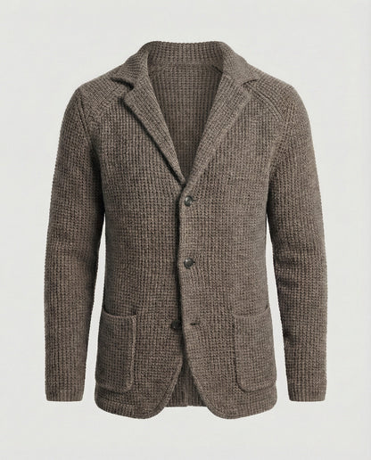 Herren Strickblazer Reverskragen - Eveloria