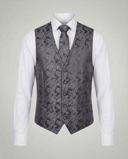 Herren Paisley Anzugweste Elegantes Design