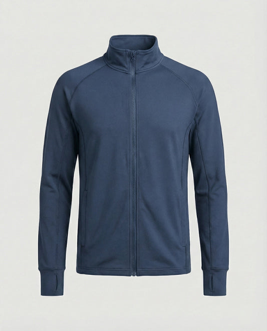 Herren Trainingsjacke Athletisch Mit Stehkragen - Eveloria