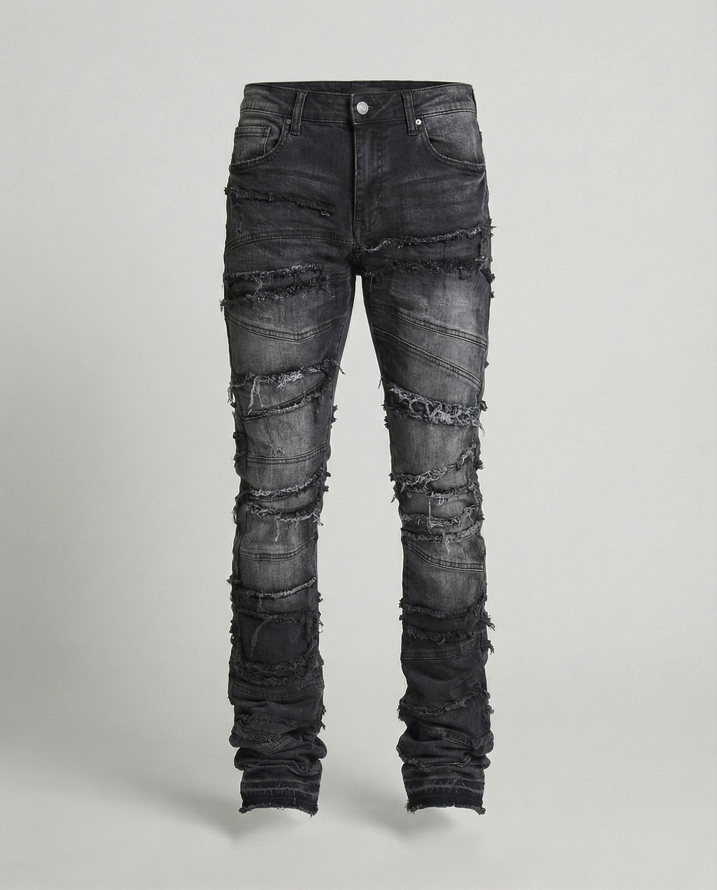Herren Slimfit Jeans Destroyed dunkelblau - Eveloria
