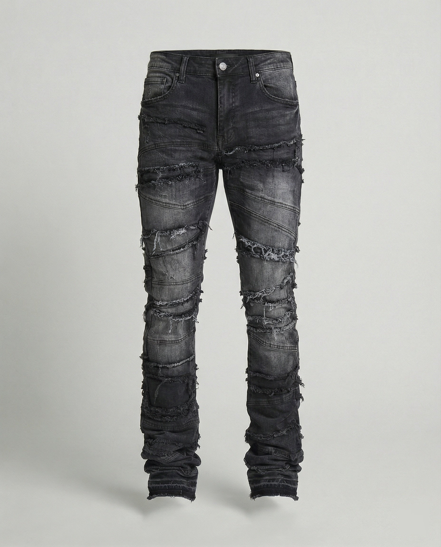 Herren Slimfit Jeans Destroyed dunkelblau - Eveloria