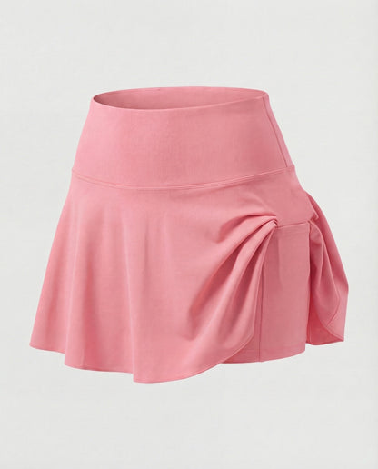 Damen Bade-Skort Hochgeschnitten Mit Seitentasche