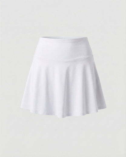 Damen Bade-Skort Hochgeschnitten Mit Seitentasche