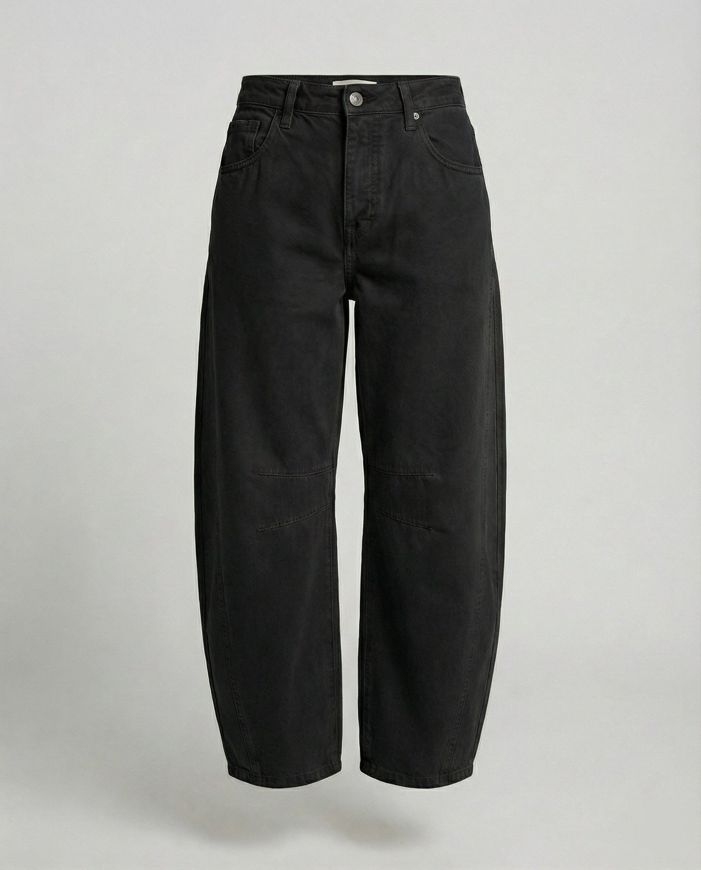 Damen Trendhose Weite Bein Denim