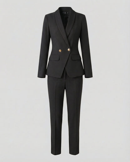 Damen Hosenanzug Set Blazer Formell
