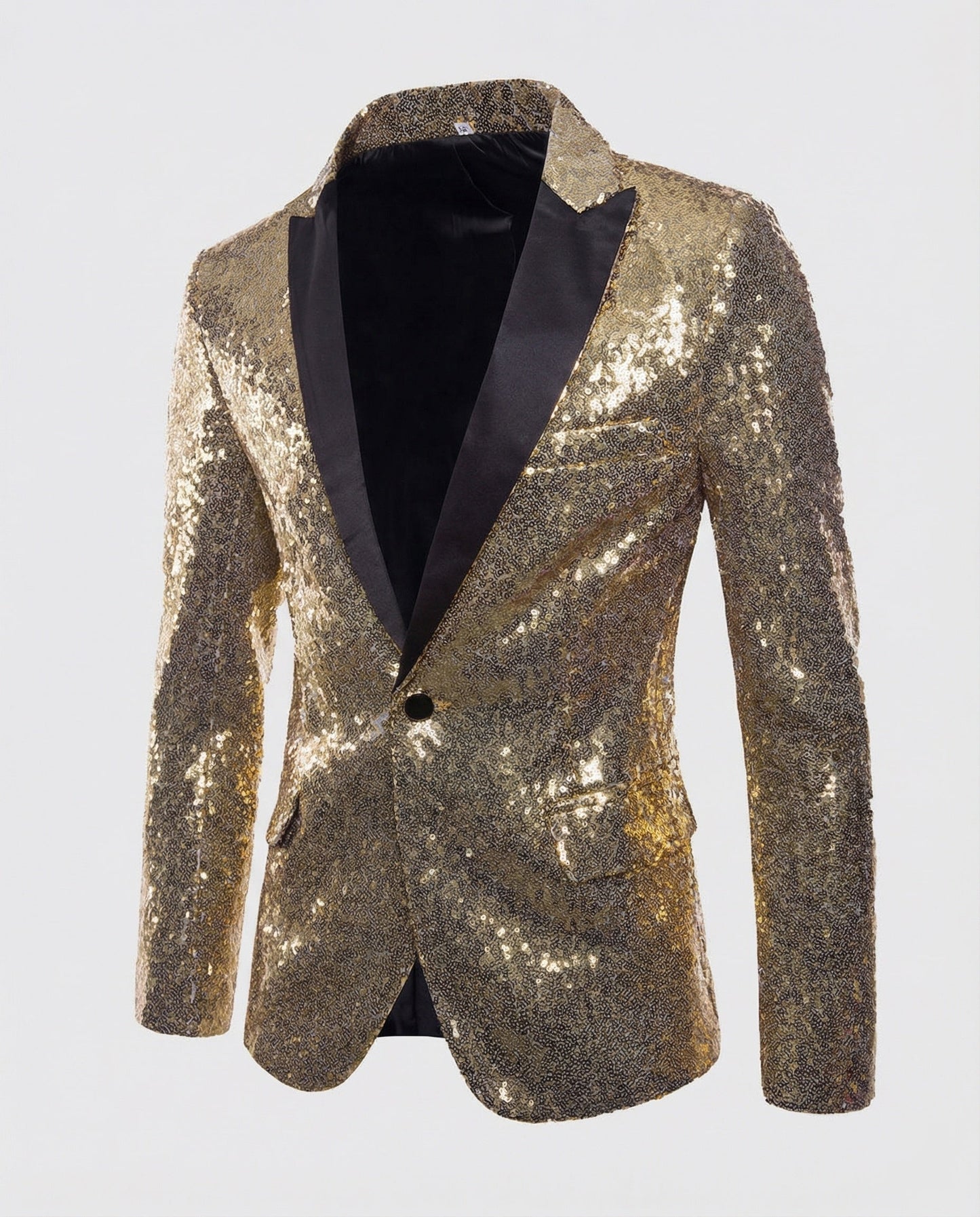 Herren Pailletten Blazer Glamour