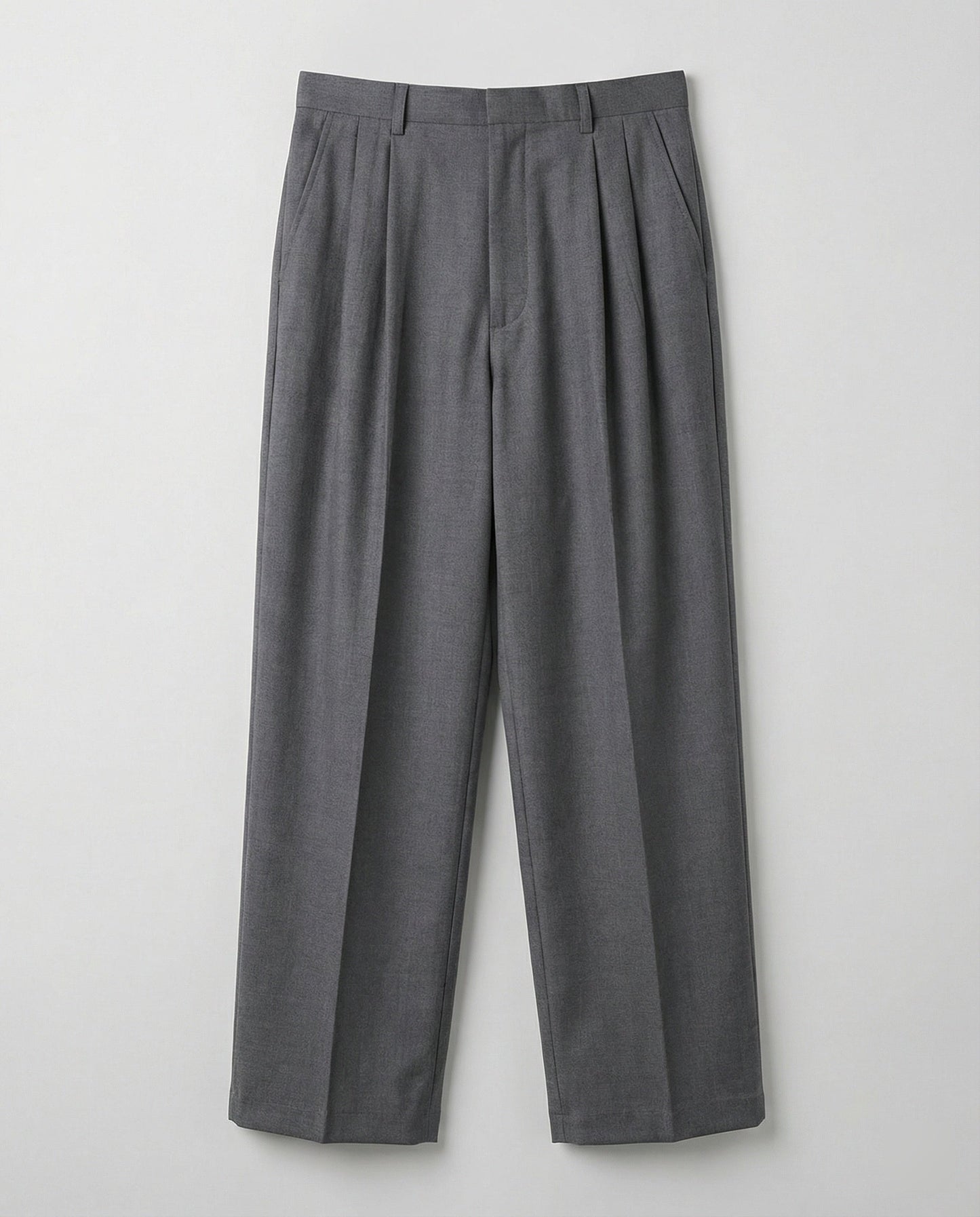 Herren Bundfaltenhose Weite Freizeithose