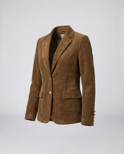 Damen Blazer Elegant Cord