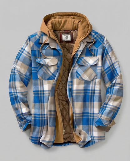 Herren Gefütterte Holzfällerjacke
