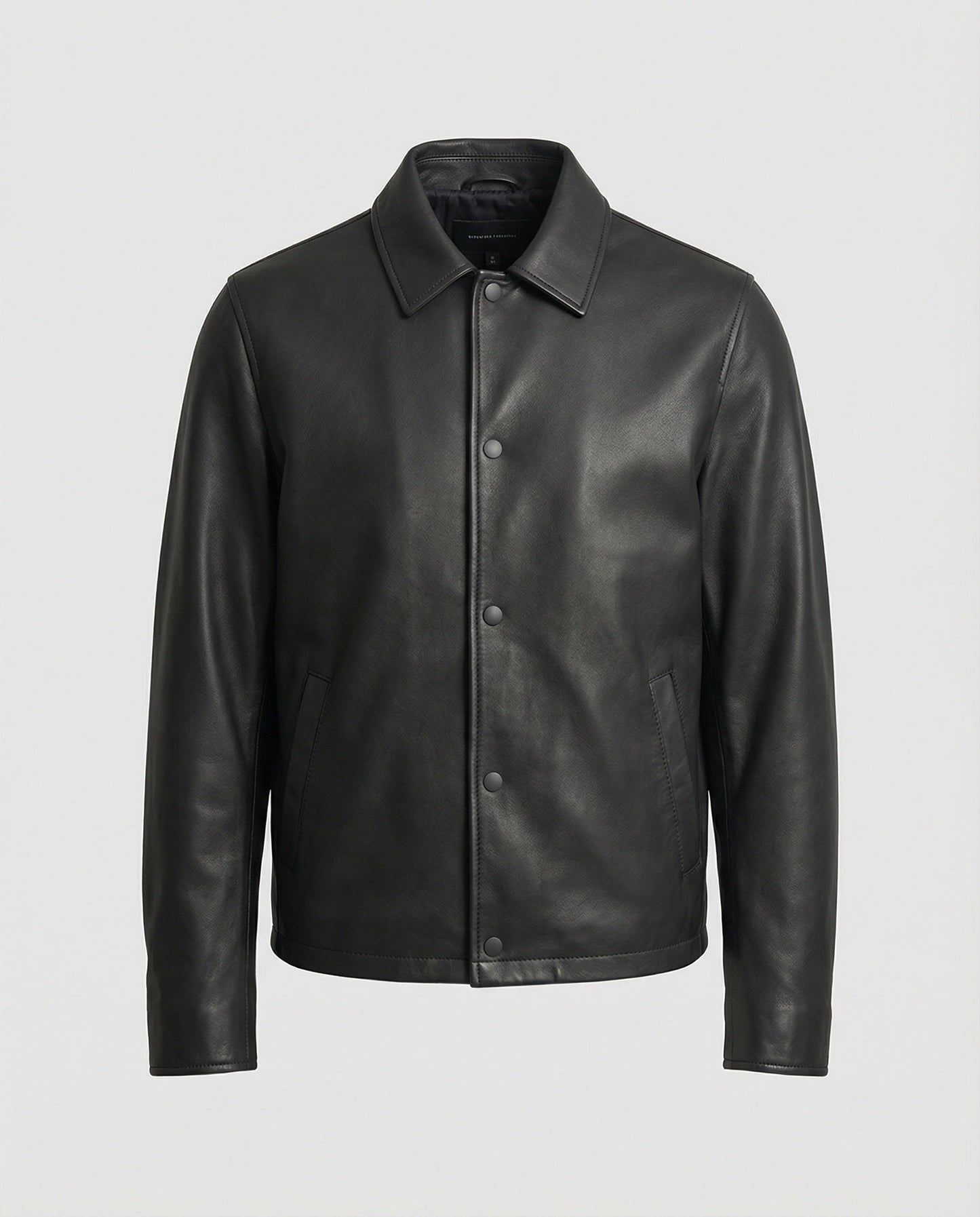 Herren Lederjacke Übergangsjacke Lederoptik - Eveloria