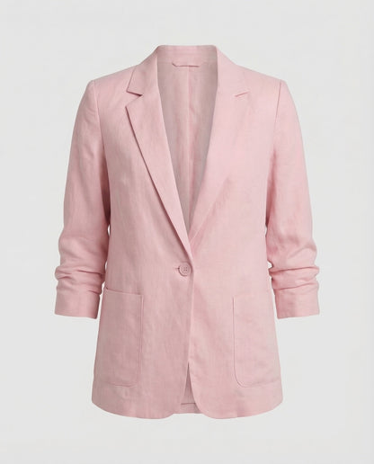 Damen Blazer Lang Leder