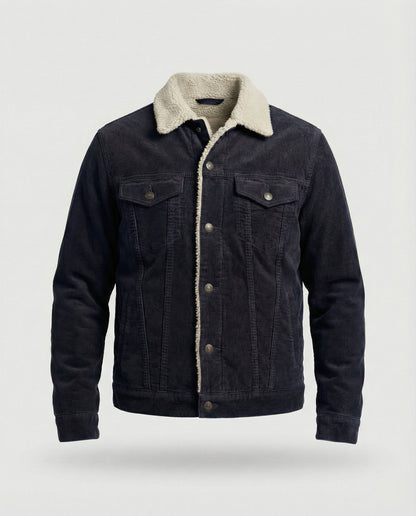 Herren Cordjacke Elegant Braun
