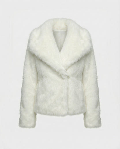 Damen Pelzjacke Weich