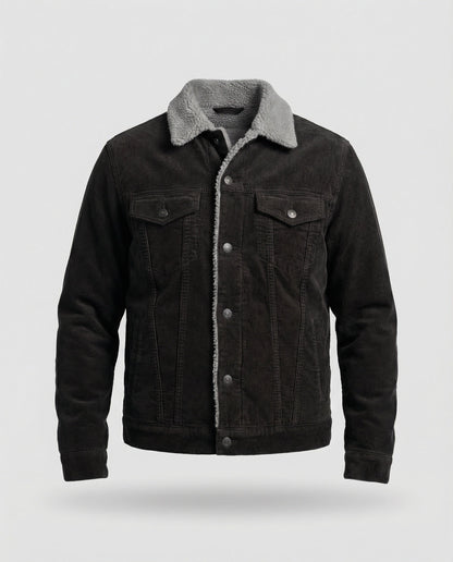 Herren Cordjacke Elegant Braun