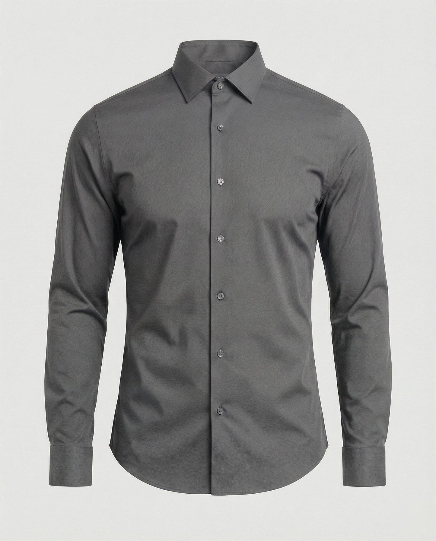 Herren Business Hemd Elastisch Stretch