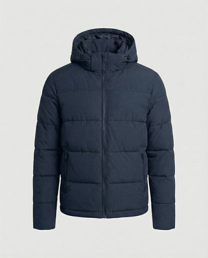 Herren Pufferjacke Warm Winterdaunenjacke