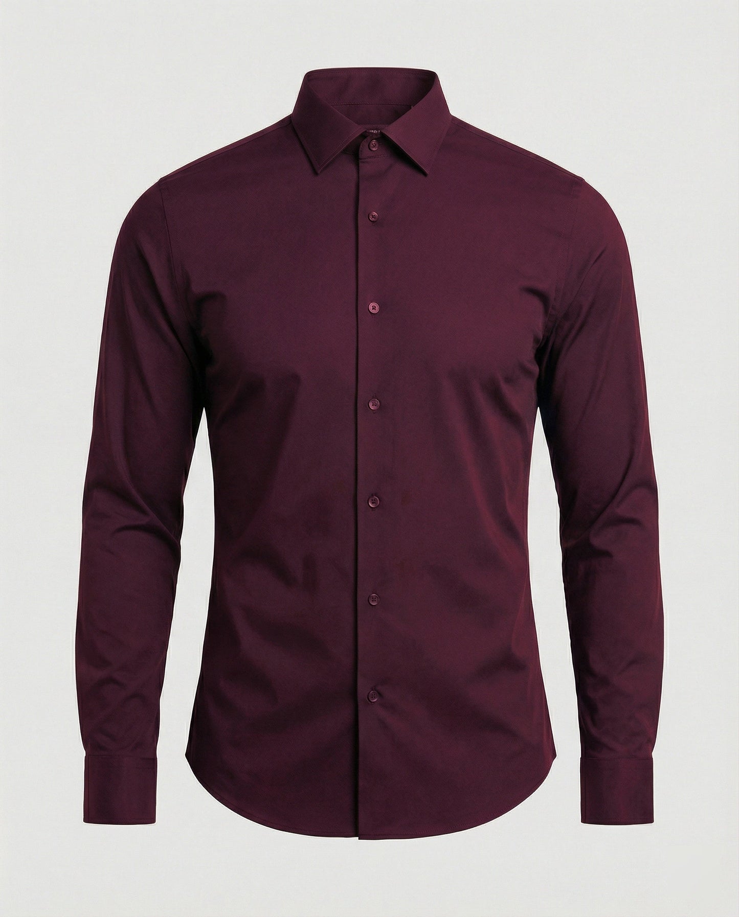 Herren Business Hemd Elastisch Stretch