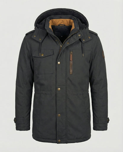 Herren Gepolsterte Jacke Lässig