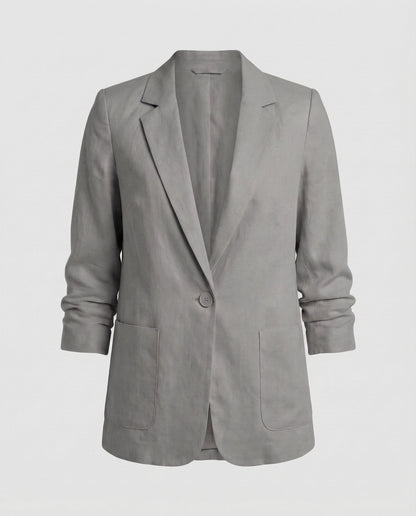 Damen Blazer Lang Leder
