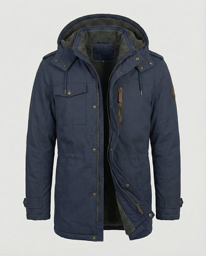 Herren Gepolsterte Jacke Lässig