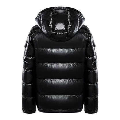 Alf Herren Winterjacke Quilted Kapuze Reißverschluss