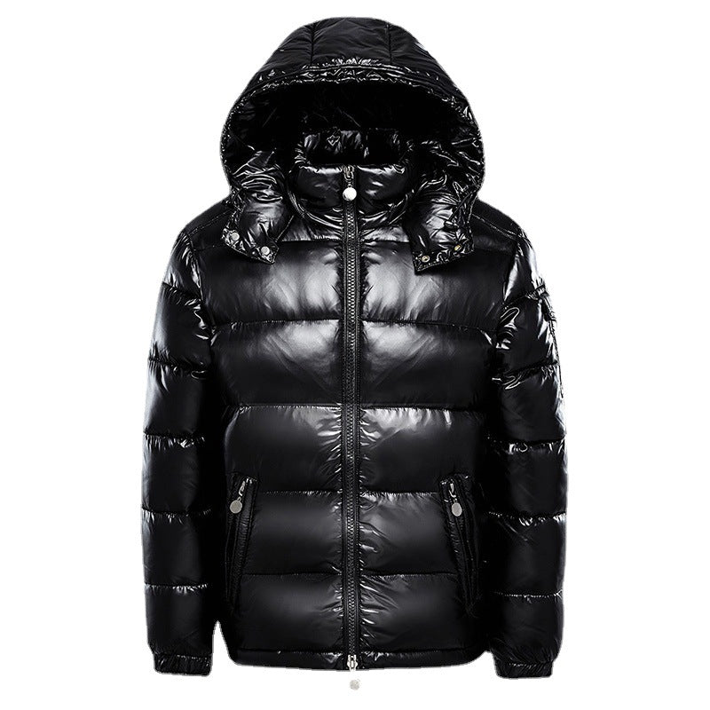 Alf Herren Winterjacke Quilted Kapuze Reißverschluss - Eveloria