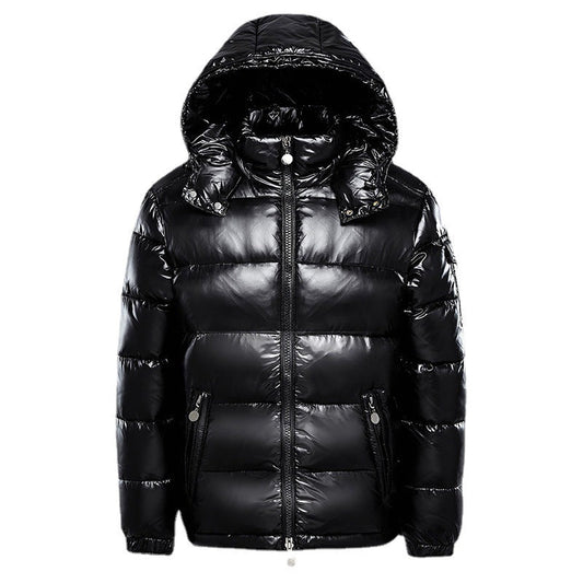 Alf Herren Winterjacke Quilted Kapuze Reißverschluss - Eveloria