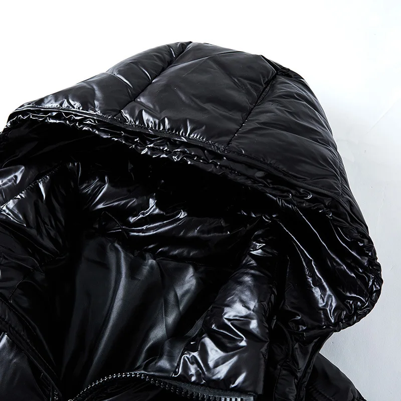 Alf Herren Winterjacke Quilted Kapuze Reißverschluss