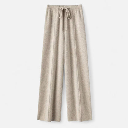 Damen Loungehose Locker Geschnitten Schwarz - Eveloria