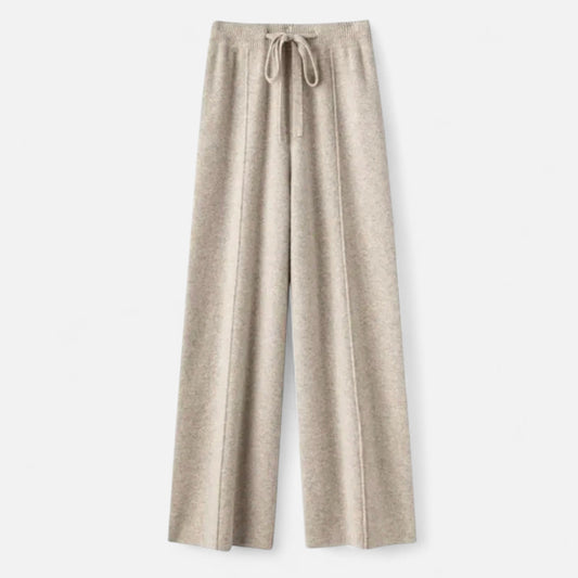 Damen Loungehose Locker Geschnitten Schwarz - Eveloria
