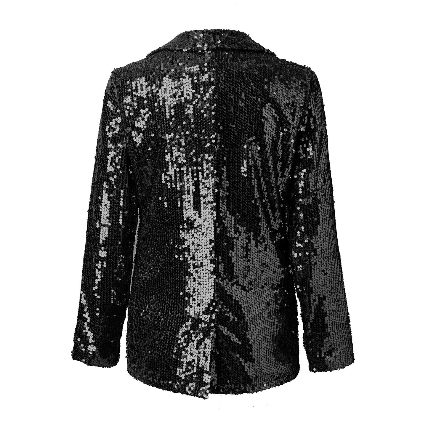 Eveloria Damen Blazer Pailletten