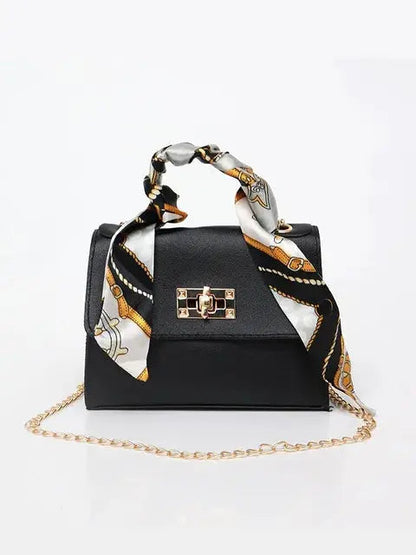 Damen Designer Handtasche Leder Schwarz - Eveloria