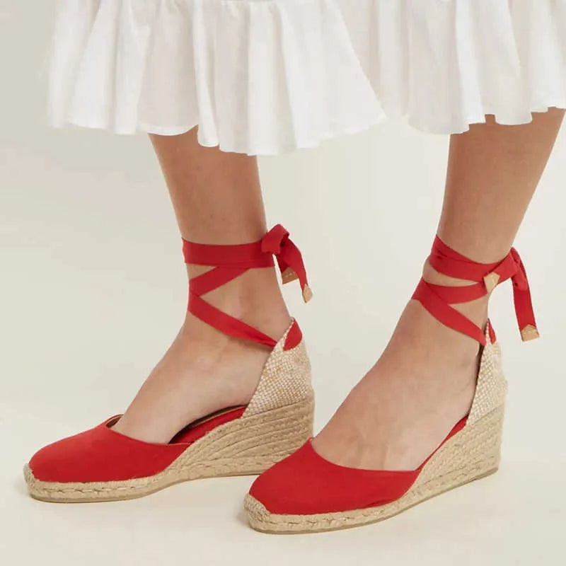 Eveloria Damen Sandalen Knöchelriemen