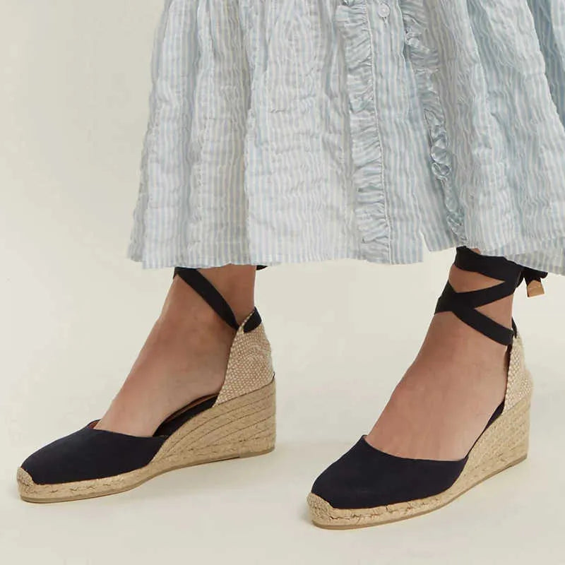 Eveloria Damen Sandalen Knöchelriemen