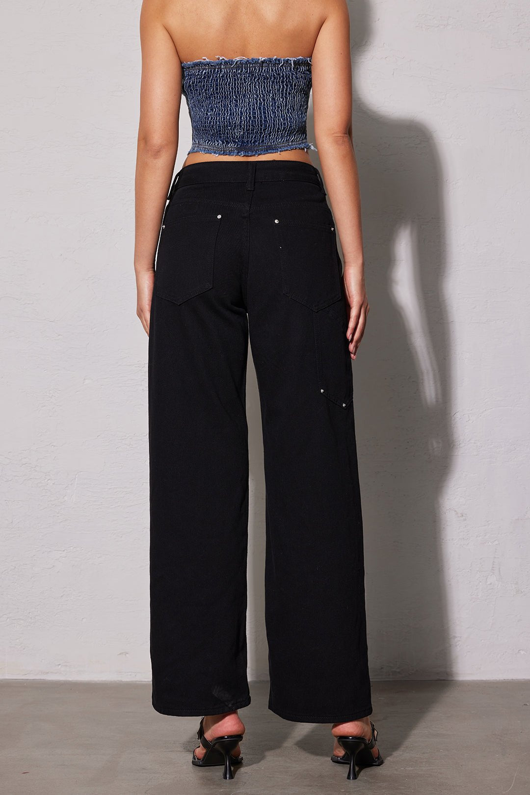 Aurelia Damen Klassische Jeans Utility Stil