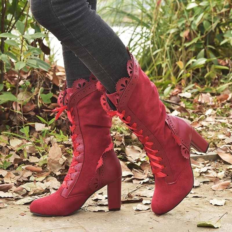 Eveloria Damen Stiefel Hochabsatz - Eveloria