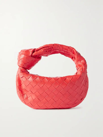 Damen Mini Hobo Handtasche Leder Lässig Braun