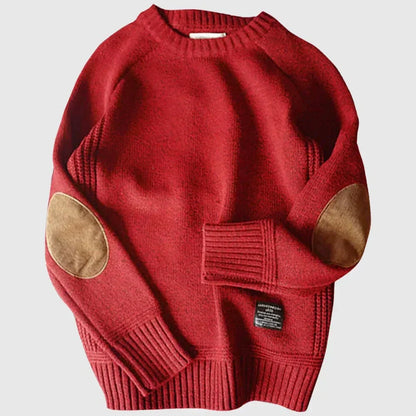Bruno Herren Gestrickter Winterpullover
