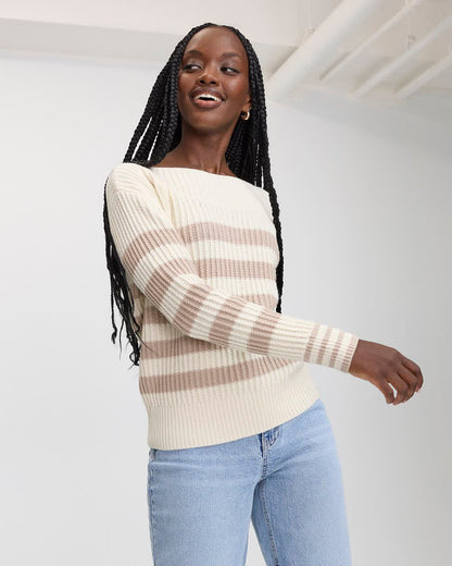 Eveloria Damen Pullover Langärmlig Modisch