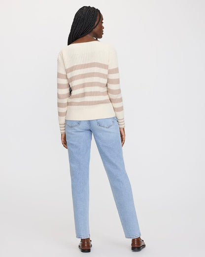 Eveloria Damen Pullover Langärmlig Modisch