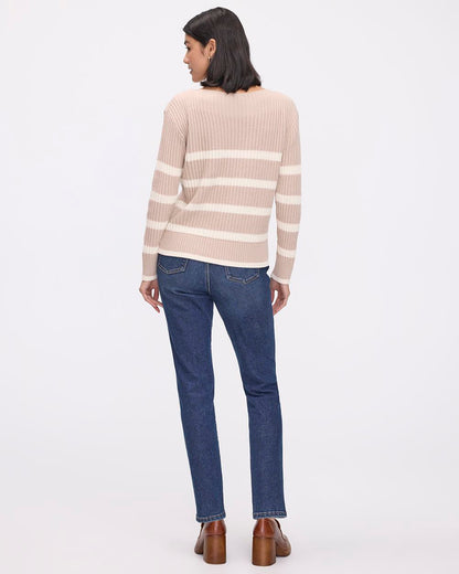 Eveloria Damen Pullover Langärmlig Modisch