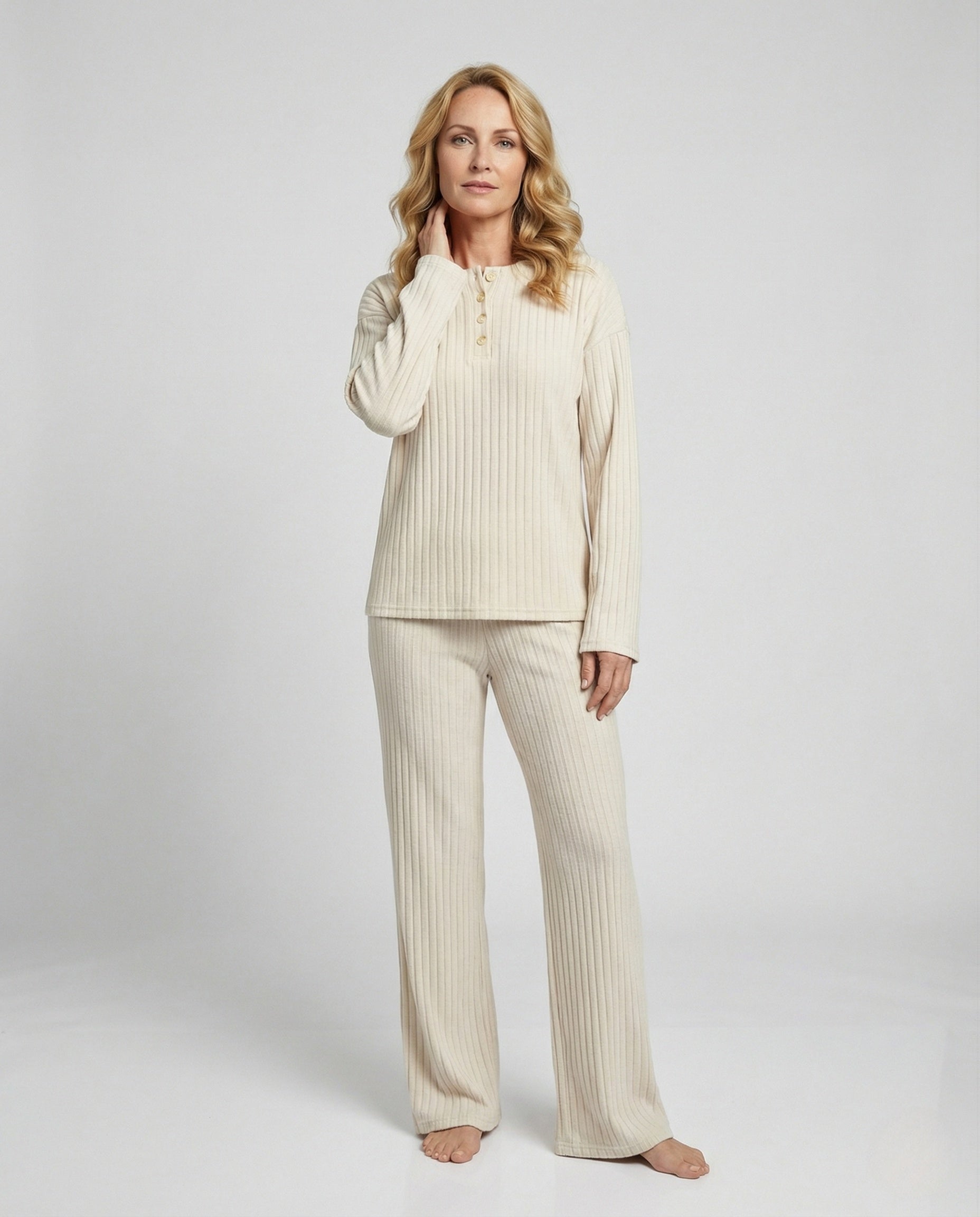 Damen Jersey-Anzug Relaxed Fit - Eveloria