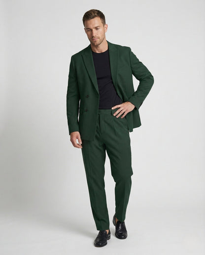 Herren Blazer Einreiher Marine Dunkelblau - Eveloria