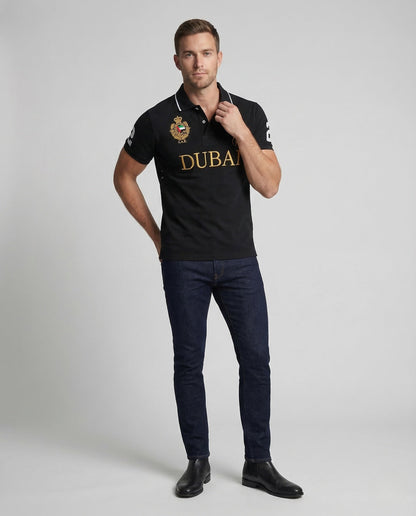 Herren Polo mit Stickerei Dubai - Eveloria