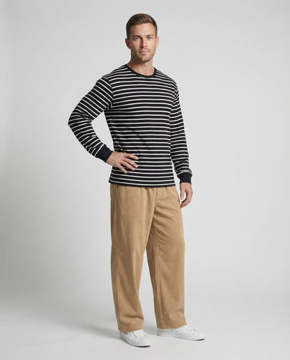 Unisex Cordhose Weit mit Elastikbund - Eveloria
