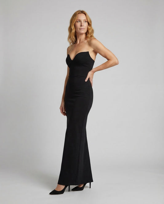 Damen Abendkleid Meerjungfrau-Form Schulterfrei - Eveloria